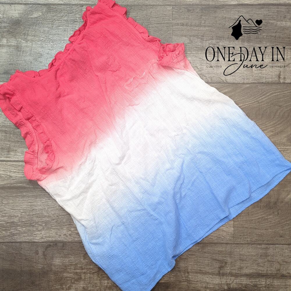 Feeling Festive Sleeveless Hombre Top Size L - Picture 5 of 5